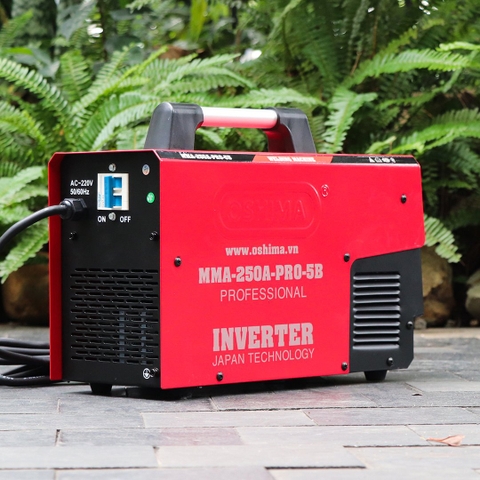 Máy hàn OSHIMA MMA-250A-PRO-5B 13KVA Đỏ