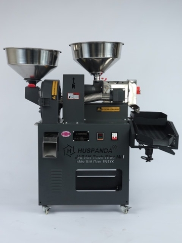 Khung, cối xát nghiền gạo Huspanda HNF680I (Không Motor - Không sàng lọc sạn rung) Cối xát nghiền Inox