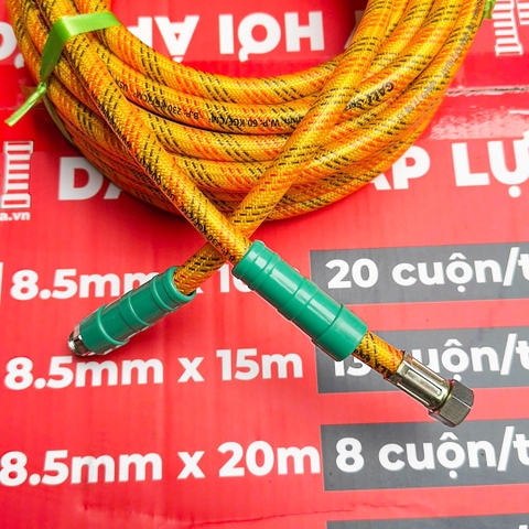 Ống nhựa PVC CALI 8.5mm x 10m Vàng