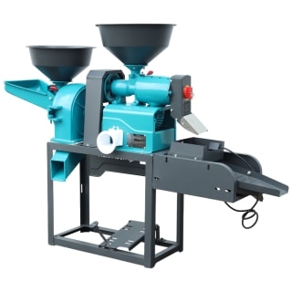 Khung, cối xát nghiền gạo Huspanda HNF260 (Không Motor - Không sàng lọc sạn) (Pulley đảo chiều)