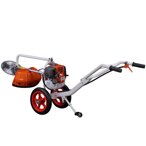 Máy cắt cỏ có tay đẩy Husvana HV-543 cam xám