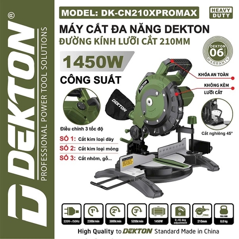 Máy Cắt Đa Năng Dekton DK-CN210XPROMAX