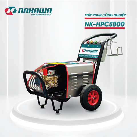 Máy phun áp lực cao công nghiệp Nakawa NK-HPC5800 (5.8Kw-380V)