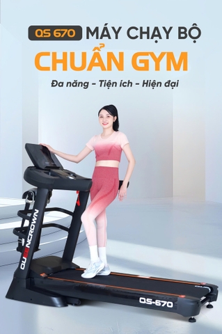Máy chạy bộ Queen Crown QS670
