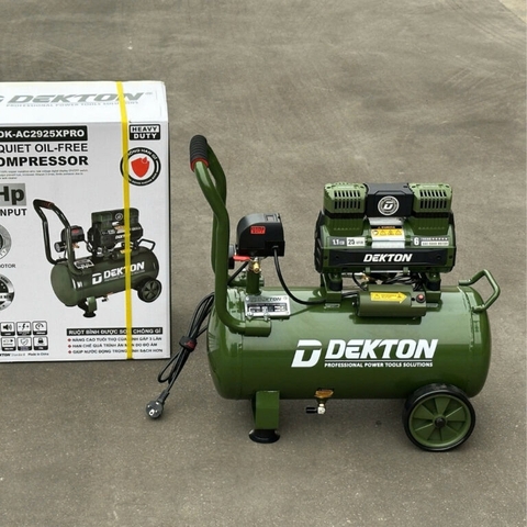 Máy nén khí không dầu 25L 1.1HP Dekton DK-AC2925XPRO