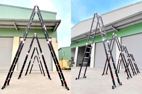 Thang nhôm gấp đoạn Nikawa NKG-43