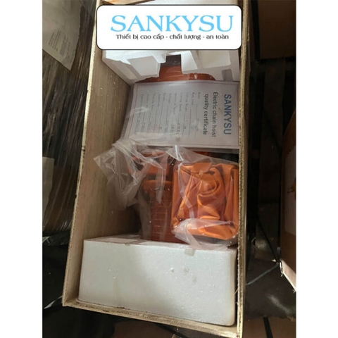 Pa lăng xích điện SANKYSU KKBB03-01 3 tấn cố định