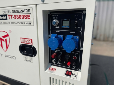 Máy phát điện chạy dầu 9KW TTPRO TT-9800SE 220V