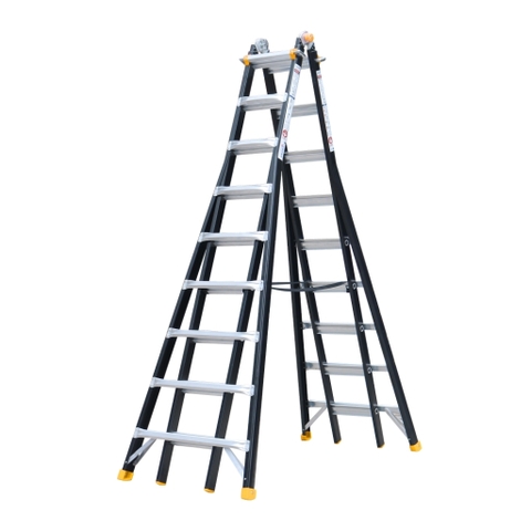 Thang nhôm gấp (rút lồng) đa năng Nikawa NKB-49