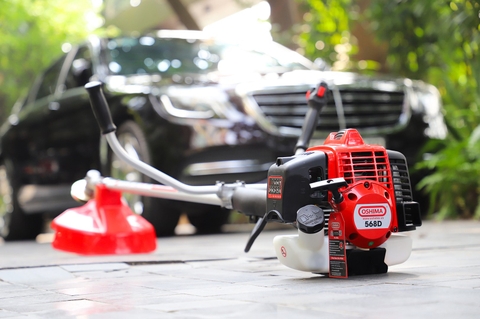 Máy cắt cỏ OSHIMA 568D 2.3kW Đỏ-đen 2 thì (rời, chết)
