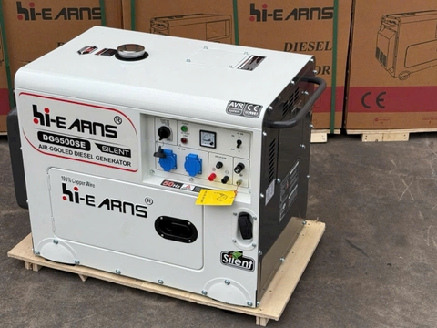 Máy Phát Điện Chạy Dầu 5KW Hi-Earns DG6500SE 220V