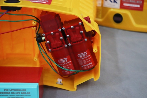 Máy phun thuốc trừ sâu, côn trùng điện MITSUKAISHO Li20-DP-pin Vàng Pin lithium 12V8Ah-SP