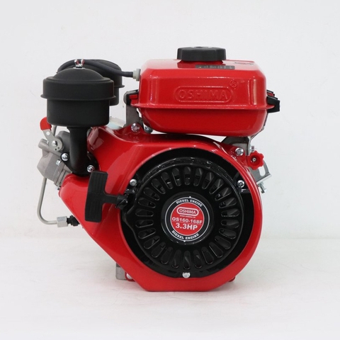 Động cơ nổ OSHIMA New OS160-168F 3.3HP Đỏ (Dầu)