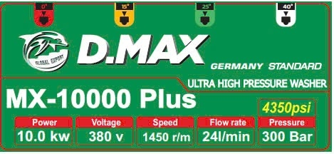 Máy phun xịt áp lực DMAX MX-10000PLUS 10.0KW/380V