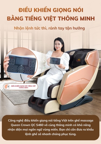 Ghế massage Queen Crown QC S460