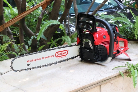Cưa xích OSHIMA CX-5801 58cc Đỏ-đen