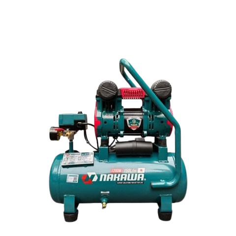 Máy nén khí không dầu, tốc nhanh, siêu êm Nakawa NK-BH1615E - 15 lít 1200W