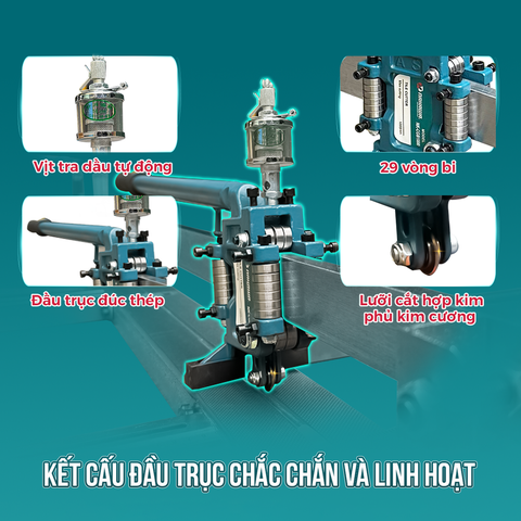 MÁY CẮT GẠCH BÀN ĐẨY TAY NAKAWA NK-TC1200PLUS
