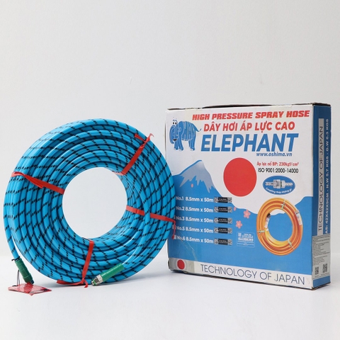 Ống nhựa PVC Elephant No.1 8.5mm x 50m Xanh dương