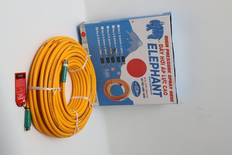 Ống nhựa PVC Elephant No.6 8.5mm x 50m Vàng