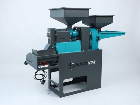 Khung, cối xát nghiền gạo Huspanda HNF680S (Không Motor  - Không sàng lọc sạn rung)