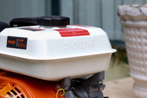 Động cơ nổ Pona PN160 5.5HP Cam-trắng-đen 4 thì