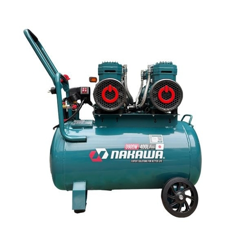 Máy nén khí không dầu, tốc nhanh, siêu êm NAKAWA NK-52H52L - 52 lít