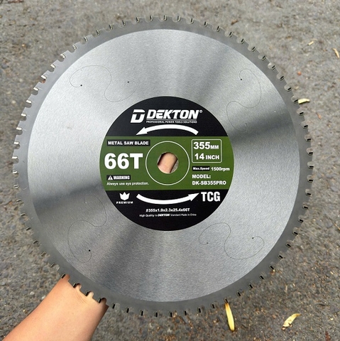 Máy Cắt Hợp Kim 355mm Dekton DK-CHK355XBL Động cơ không chổi công suất 3500W