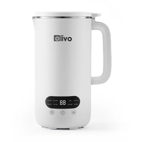 Máy Xay Nấu Đa Năng OLIVO CB1000 - Dung Tích 1L - 9 Chế Độ - Lòng Cối Inox 304 - Nắp Kính Cường Lực - Công Suất 880W - Chống Trào Tuyệt Đối