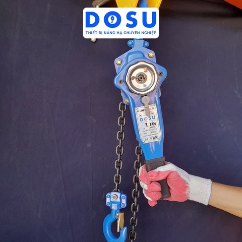Pa lăng xích lắc tay DOSU 1T-1.5M 1 tấn 1.5m