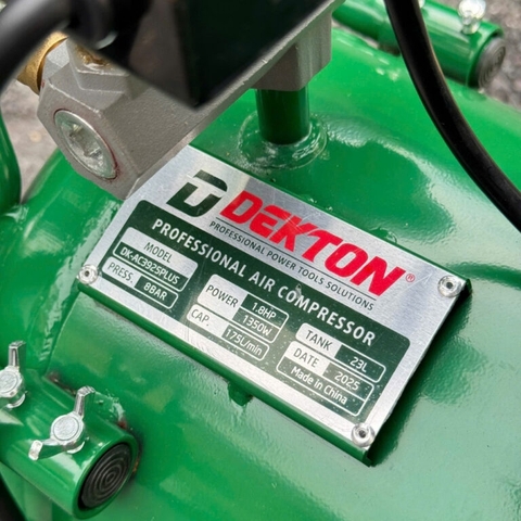Máy nén khí không dầu 23L 1.8HP Dekton DK-AC3925PLUS (tay kéo dài)