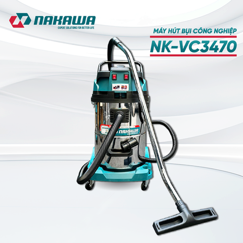 Máy hút bụi công nghiệp NAKAWA NK-VC3470 (3.4Kw-70L)