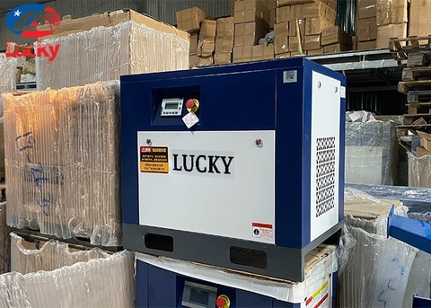Máy nén khí trục vít 10HP (7.5kW) 8bar 380V Lucky PM10A