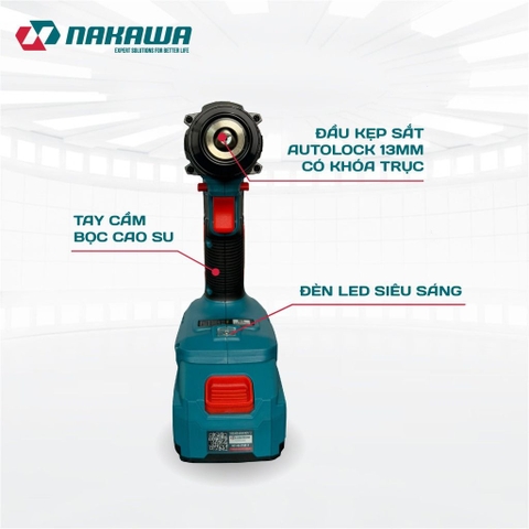 Máy khoan pin 3 chức năng NAKAWA NK-KM2113/70PRO