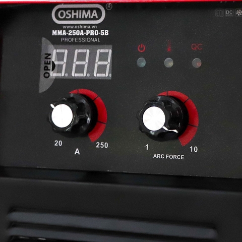 Máy hàn OSHIMA MMA-250A-PRO-5B 13KVA Đỏ