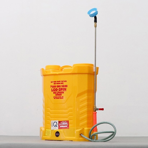Máy phun thuốc trừ sâu, côn trùng điện CON ONG VÀNG Li20-pin Vàng Pin lithium 12V8Ah