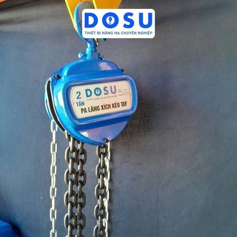 Pa lăng xích kéo tay DOSU 10T-5M 10 tấn 5m