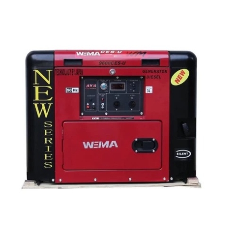 Máy Phát Điện Chạy Dầu 7Kw Weima WM9600CES-U Siêu Cách Âm