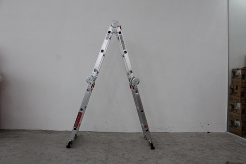 Thang nhôm xếp Oshima T4D-3 Xanh đậm (4 đoạn, 3 bậc)