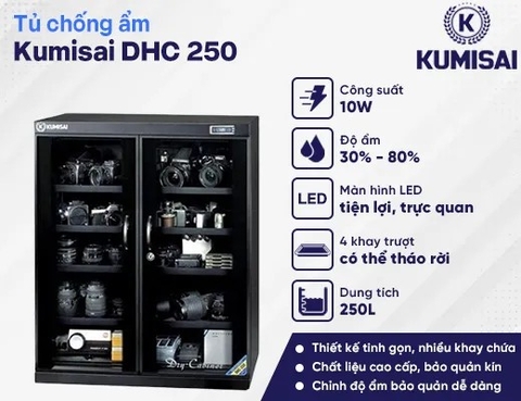 Tủ chống ẩm Kumisai DHC 250