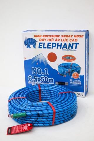 Ống nhựa PVC Elephant No.1 6.5mm x 50m Xanh dương