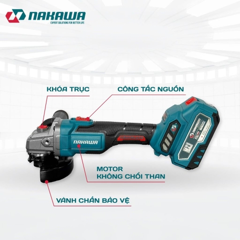 Máy mài góc pin NAKAWA NK-MM21/100PRO