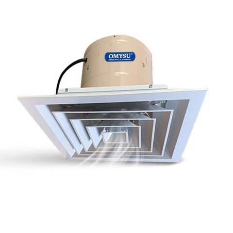 Quạt Hút Âm Trần Công Nghiệp Có Nối Ống Omysu AT-450T