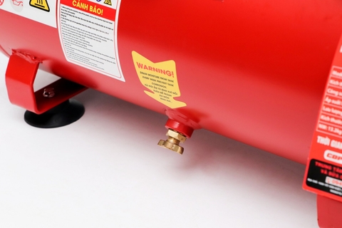 Máy nén khí Oshima 12-1.5 1.5HP Đỏ Điện 1 pha (Không dầu,nhanh,dây đồng)
