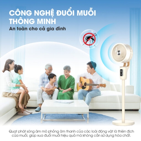 Quạt thông minh điều khiển giọng nói Kalite TalkFan KSA326