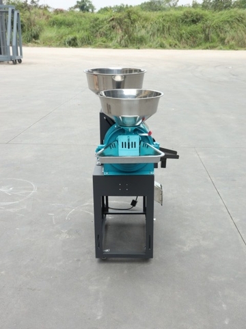 Bộ máy xát nghiền gạo Huspanda HNF680I (Motor HPN3000 - Sàng lọc sạn rung) Cối xát nghiền Inox