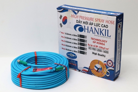 Ống nhựa PVC Hankil No.1 8.5mm x 50m Xanh dương