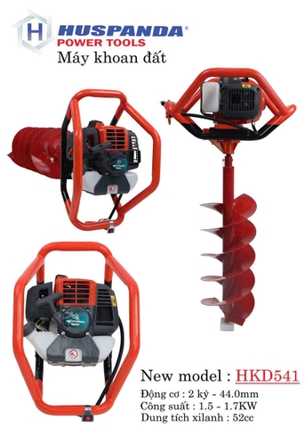 Máy Khoan Đất 2 Thì Huspanda HKD541