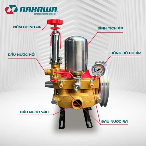 Đầu phun áp lực NAKAWA NK3488 (5.0 – 7.0HP)