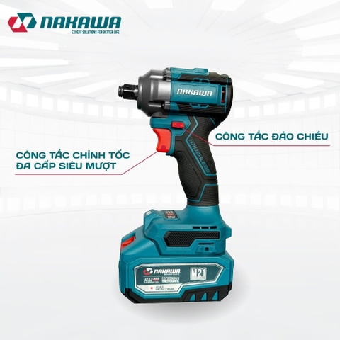 Máy siết bu lông pin NAKAWA NK-BM21/350PRO